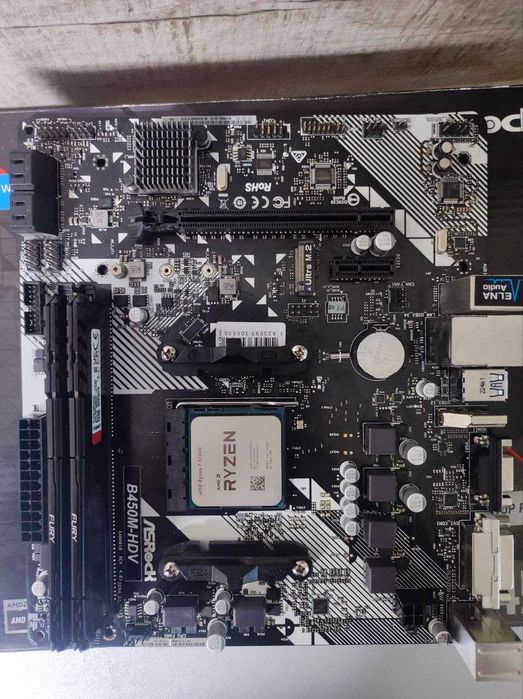 Ryzen 7 5700X 32GB DDR4  B450M HDV  комплект