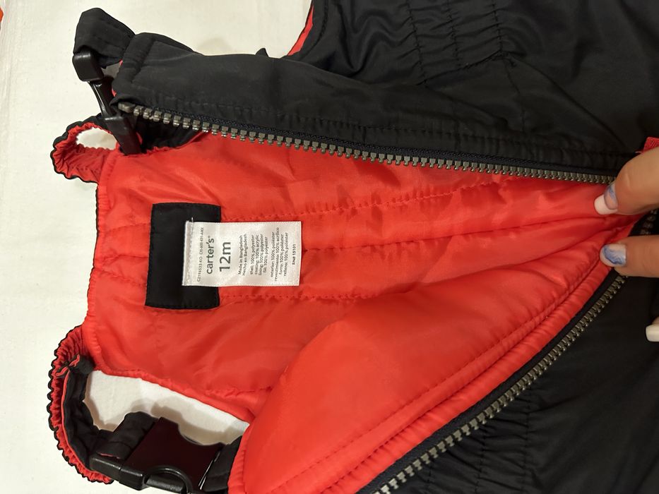 Зимовий комбінезон хлопчик/дівчинка 12 міс