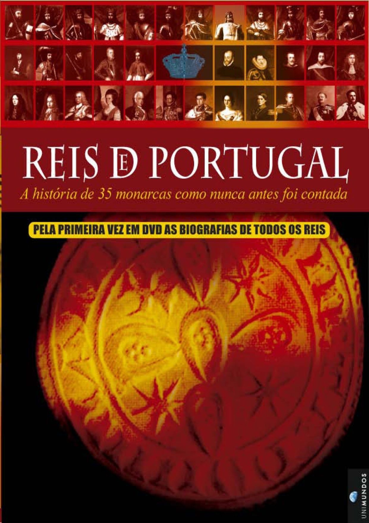 História dos Reis de Portugal - 36 dvd's - NOVOS