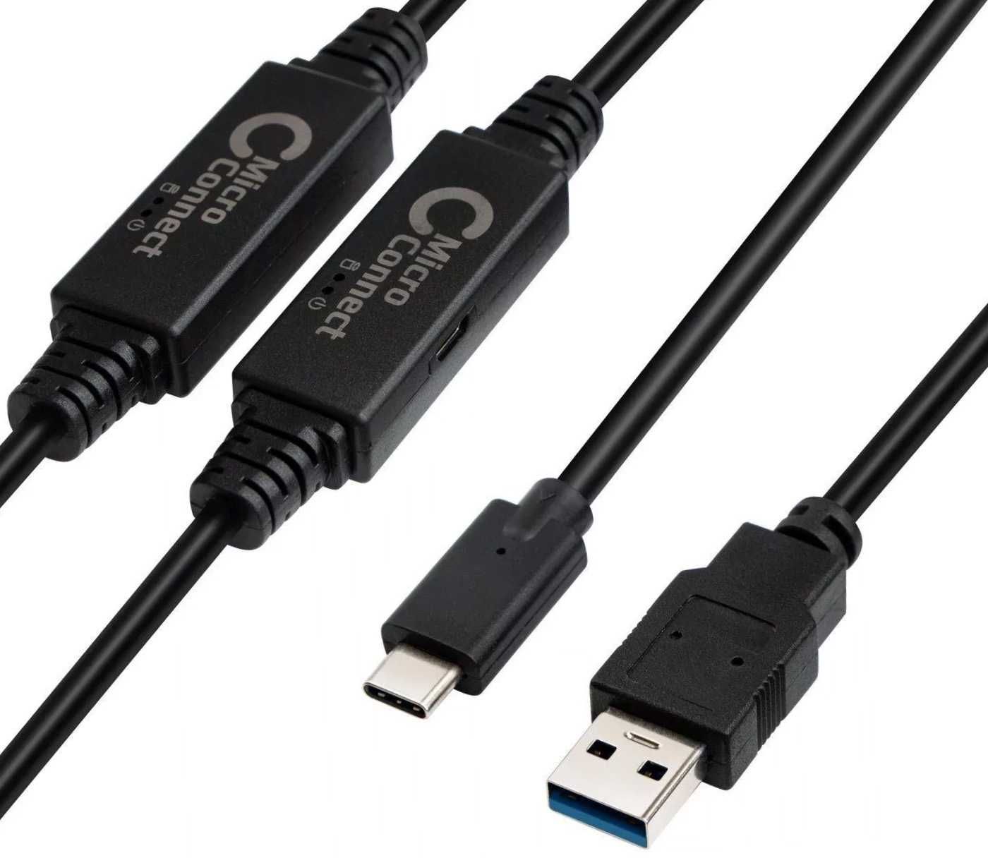 MicroConnect Kabel USB3.0 A do USB-C, 10m, 5Gb