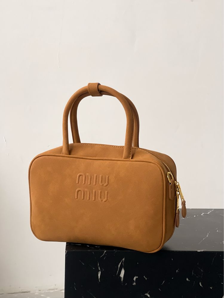 Сумка Miu Miu Top-Handle Bag Premium сумочка чорна|бургунді|беж міу