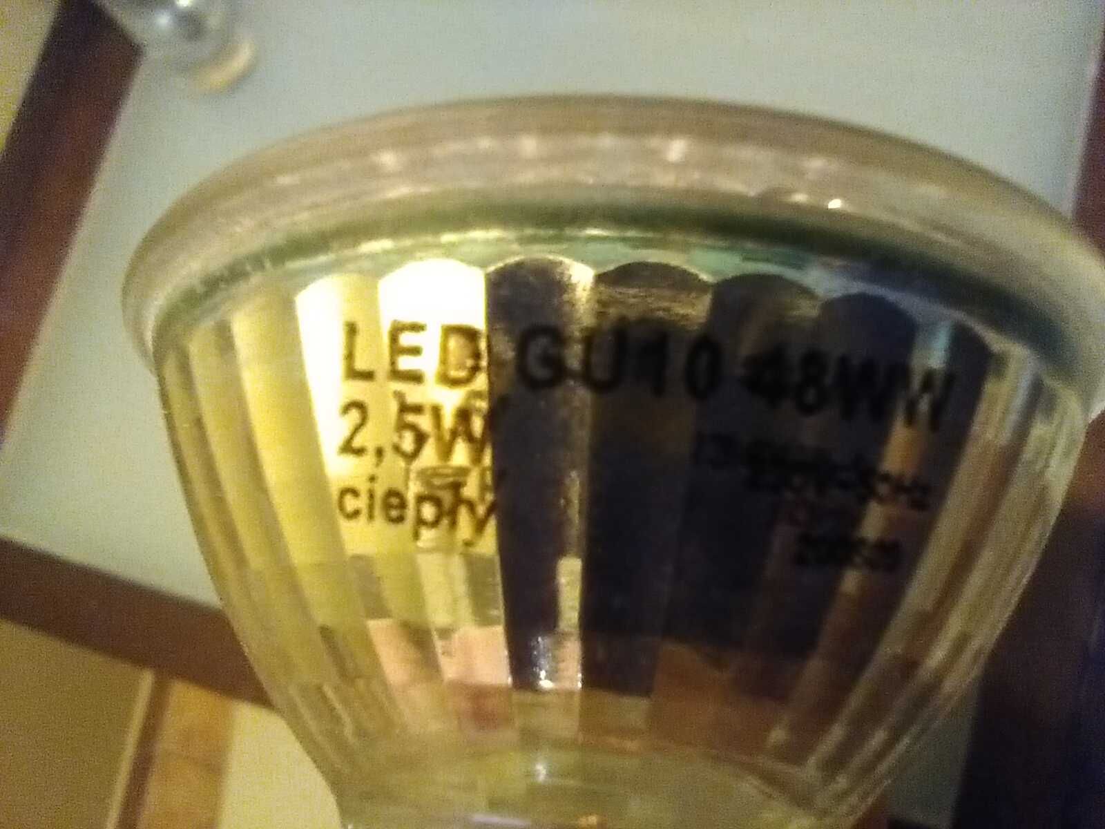Żarówka LED GU10 2,6 W - 4 szt.