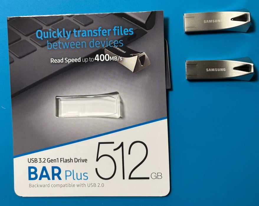 Samsung Bar Plus 256GB, 512GB (оригінальні)