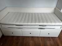 Łóżko z szufladami i 2 materacami HEMNES- Rezerwacja