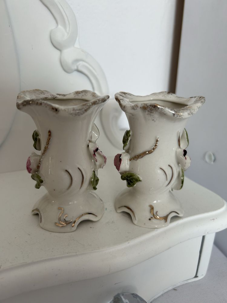 Porcelanowe świeczniki 2 sztuki nr.6586