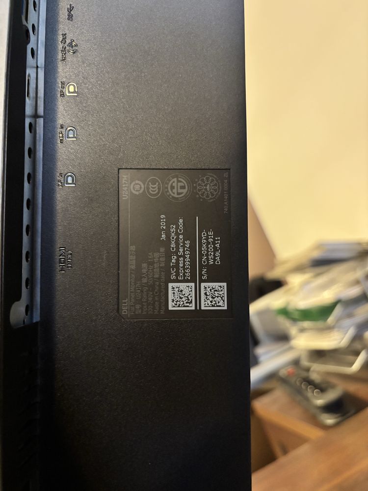 Sprzedam monitor dell u2417h monitor led 4 sztuki