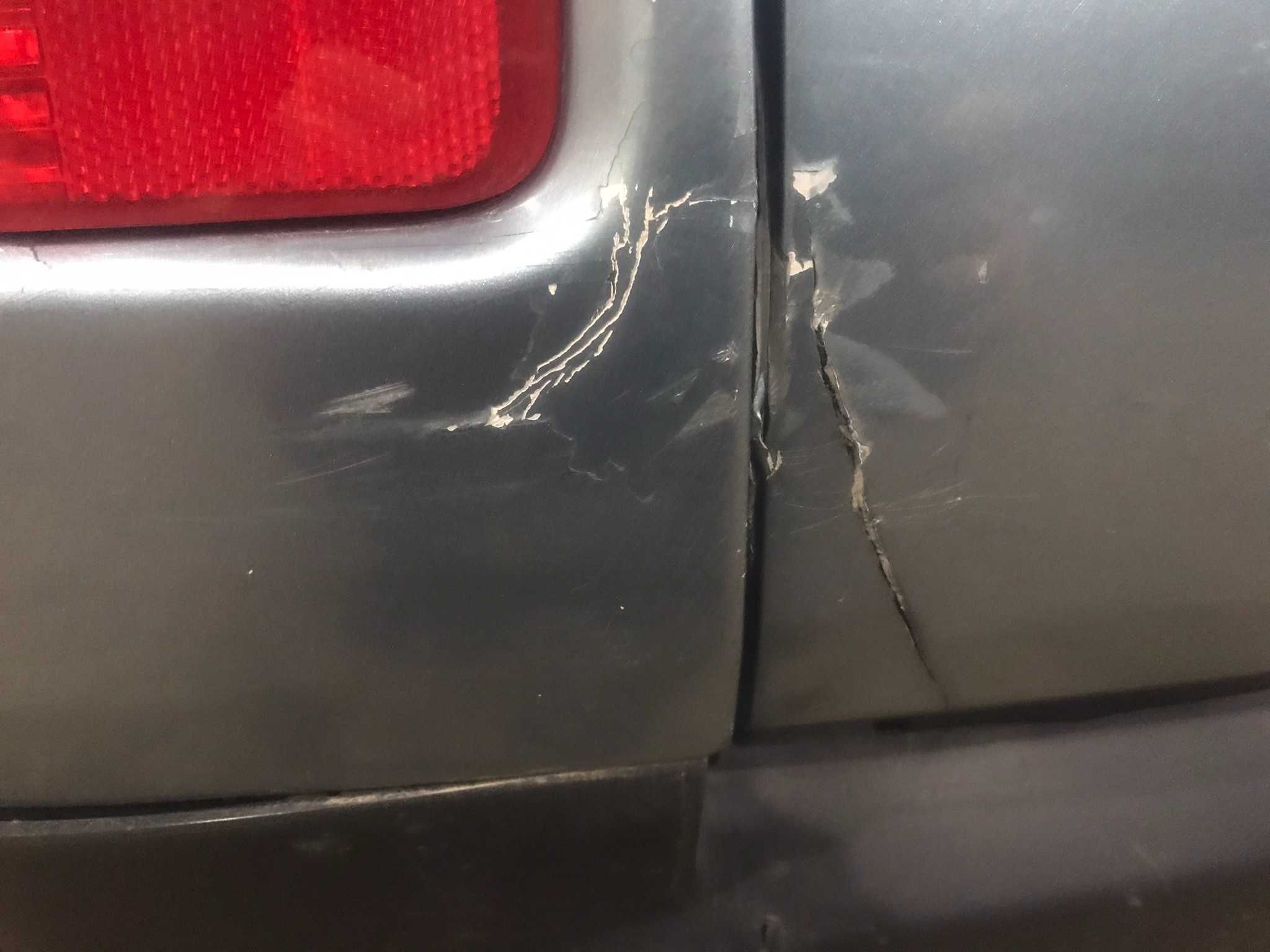 Задній бампер,клик бампера для Mitsubishi Outlander XL 2007-2012pp