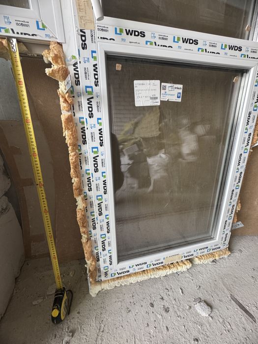 Балконный блок WDS металлопластиковый двухкамерный балконная рама окно