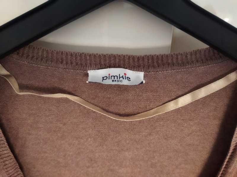 Sweter damski sweterek Pimkie. Brązowy. Rozmiar S