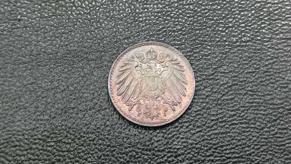 Rzadki Destrukt 5 Pfennig Cesarstwo Niemcy 1921r. E. Mennicza