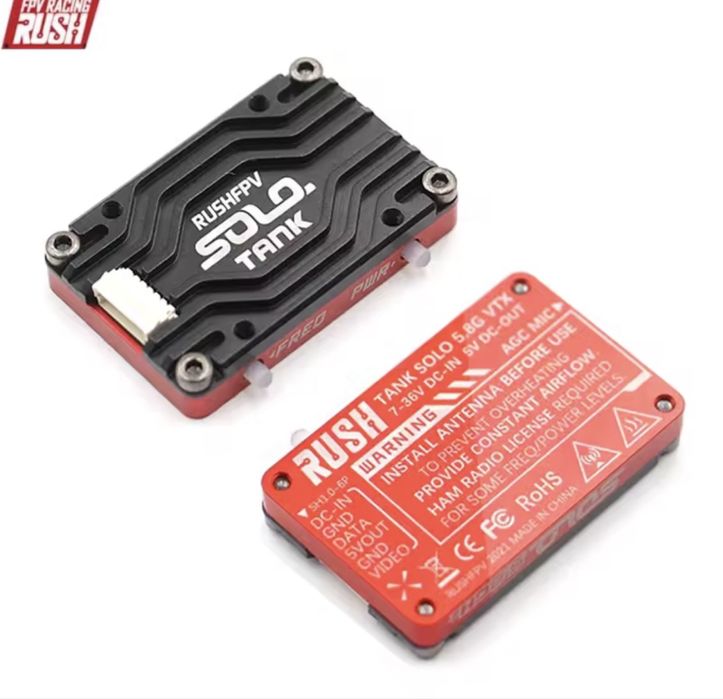 RUSH Solo Tank 5.8G VTX Відеопередавач Корпус з ЧПУ 1,6 Вт