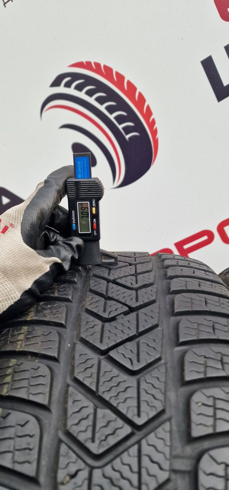 Зима 215/55/R16 7 мм 2шт Pirelli Sotozerro Колеса Резина Склад