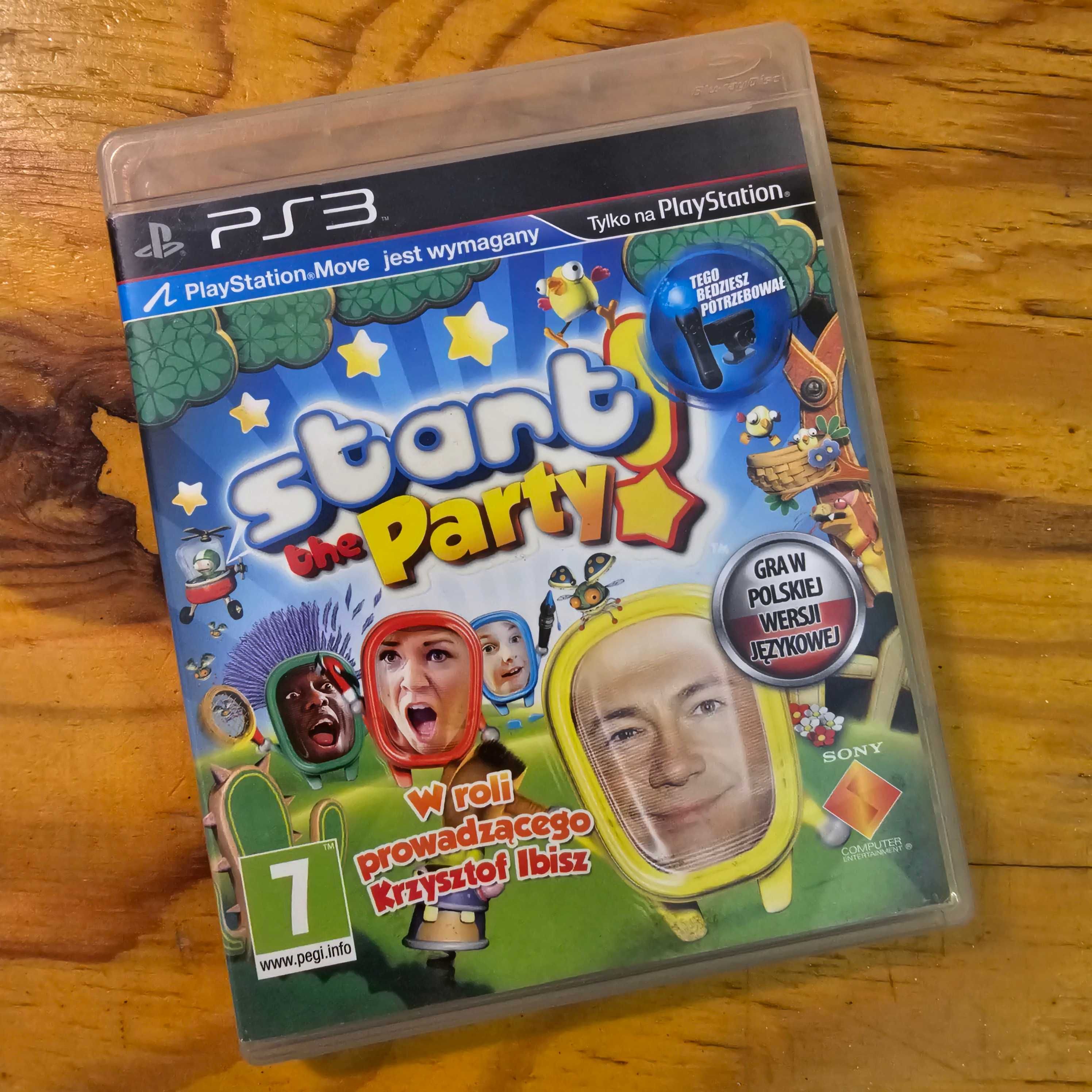START THE PARTY PL PlayStation 3 PS3 PS Move Komplet Stan BDB 8/10