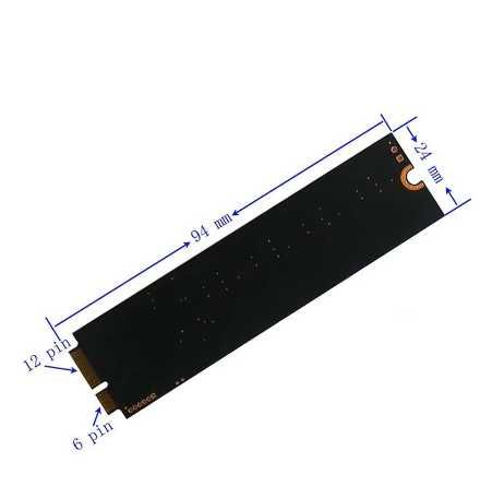 Adaptador disco M.2 mSata (6-12 pinos)-SATA 3