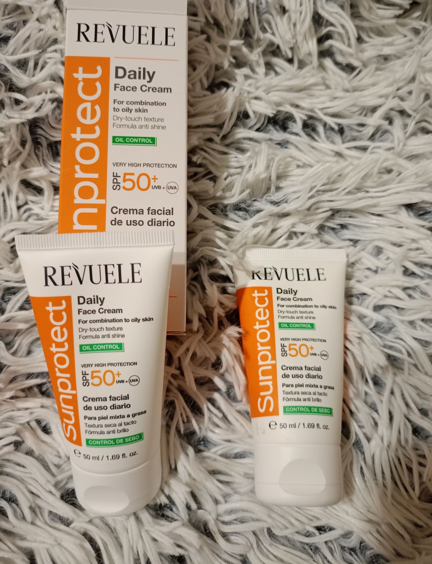 Revuele Sunprotect, krem do twarzy z SPF50+ dla skóry tłustej