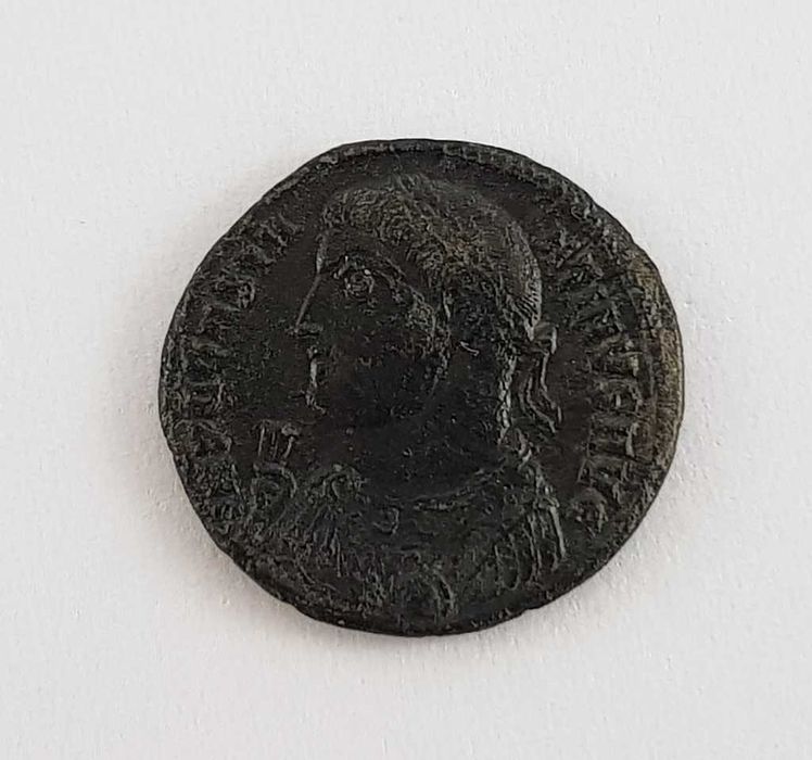 Moneta z brązu- Cesarstwo Rzymskie -Konstantyn -IV wiek- stan 2- ładna