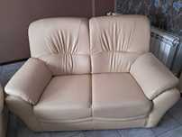 Sofa z eko-skóry 2 i 3 osobowa