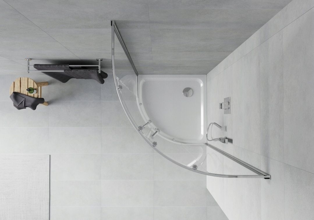 Brodzik Mexen Flat 90cm półokrągły NOWY
