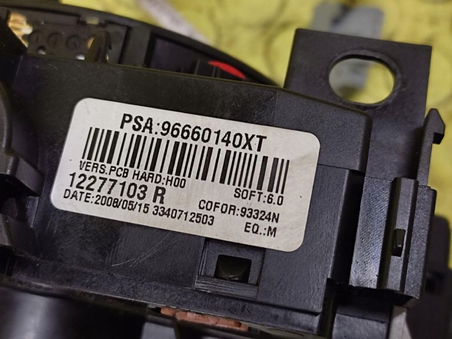 peugeot 307 przełącznik zespolony 96660140xt