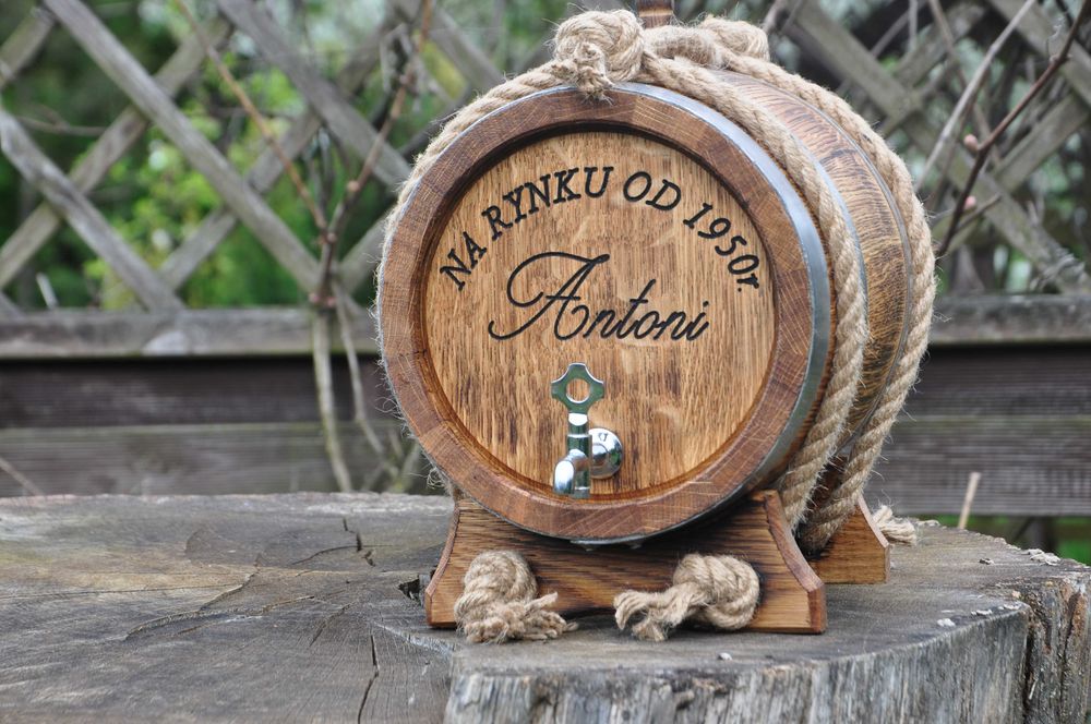 Beczka Dębowa 3L 4L 5L 10L 15L 20L Grawer Opalanie Na whisky bimber