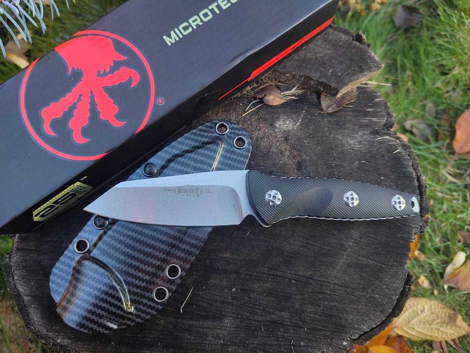 Брелок EDC компактний фіксед Microtech Socom Alpha Mini Warcom Black