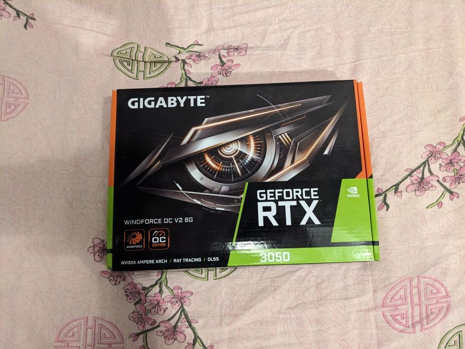 СРОЧНО Gigabyte Nvidia RTX 3050 WINDFORCE OC V2 8GB
