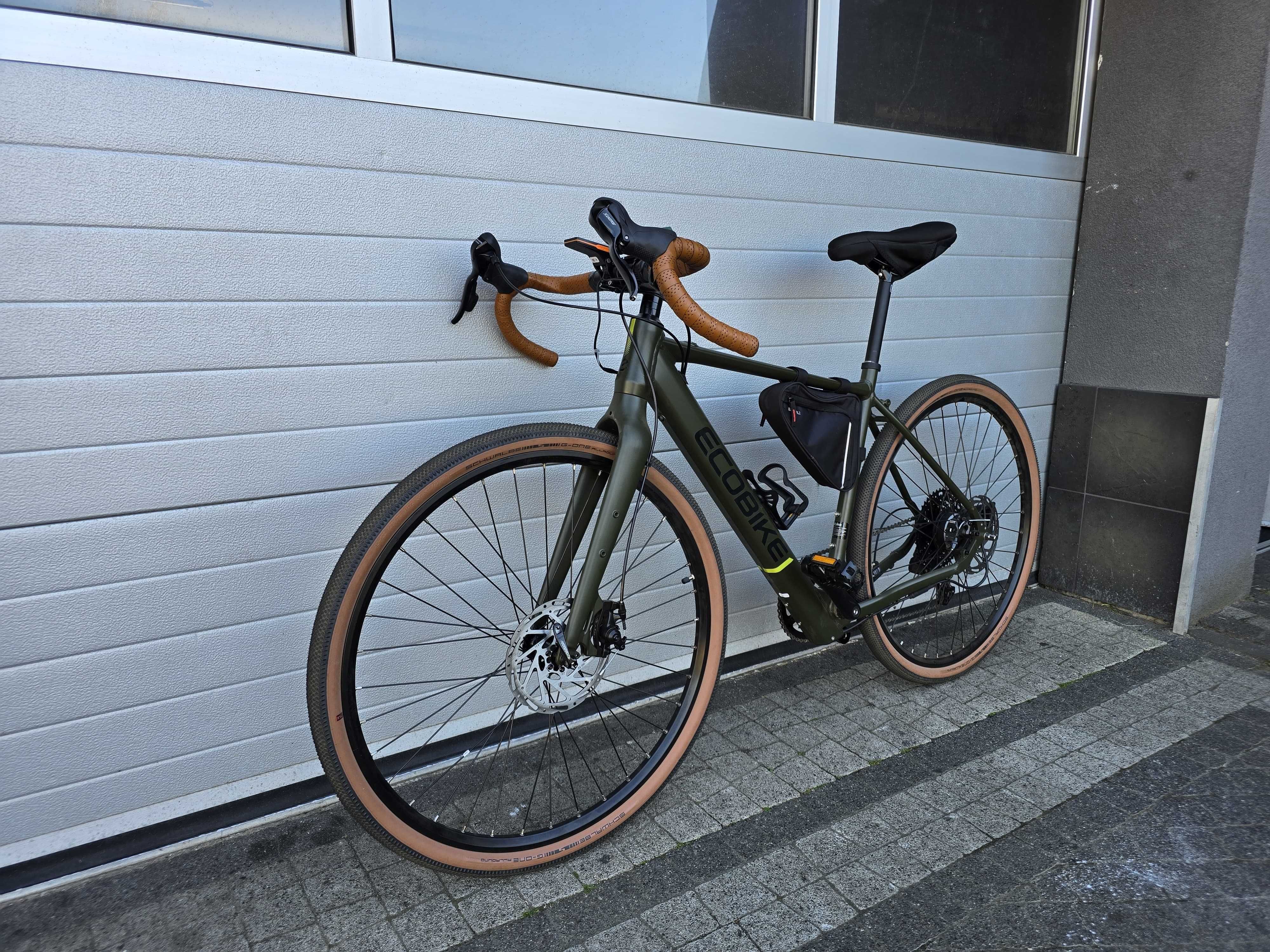Ecobike Forest - Lekki rower elektryczny gravel jak nowy!