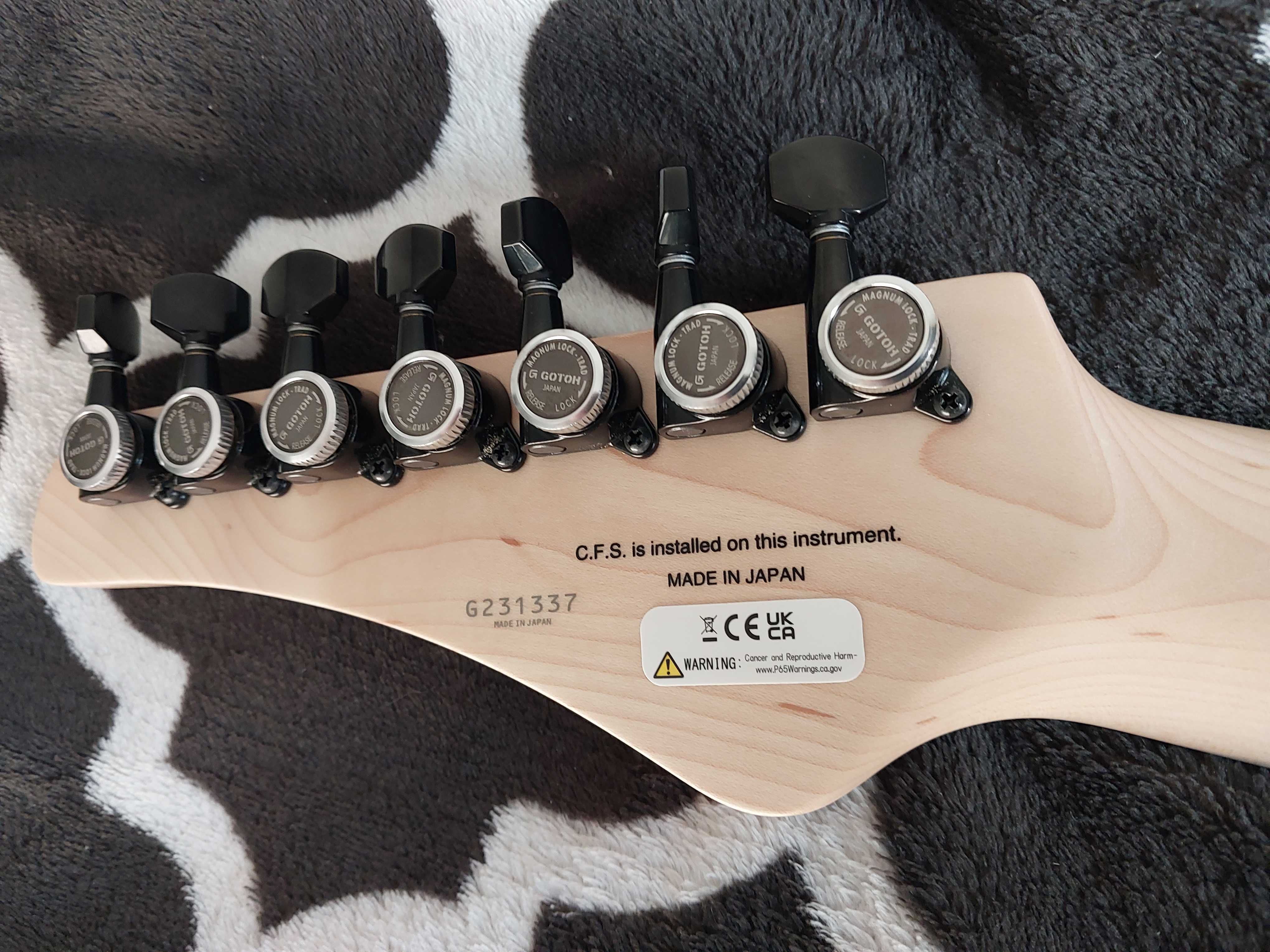 Gitara elektryczna FGN Fujigen Illiad Dark Evo 7 (JIL-ASH-DE-R/OPB/01)