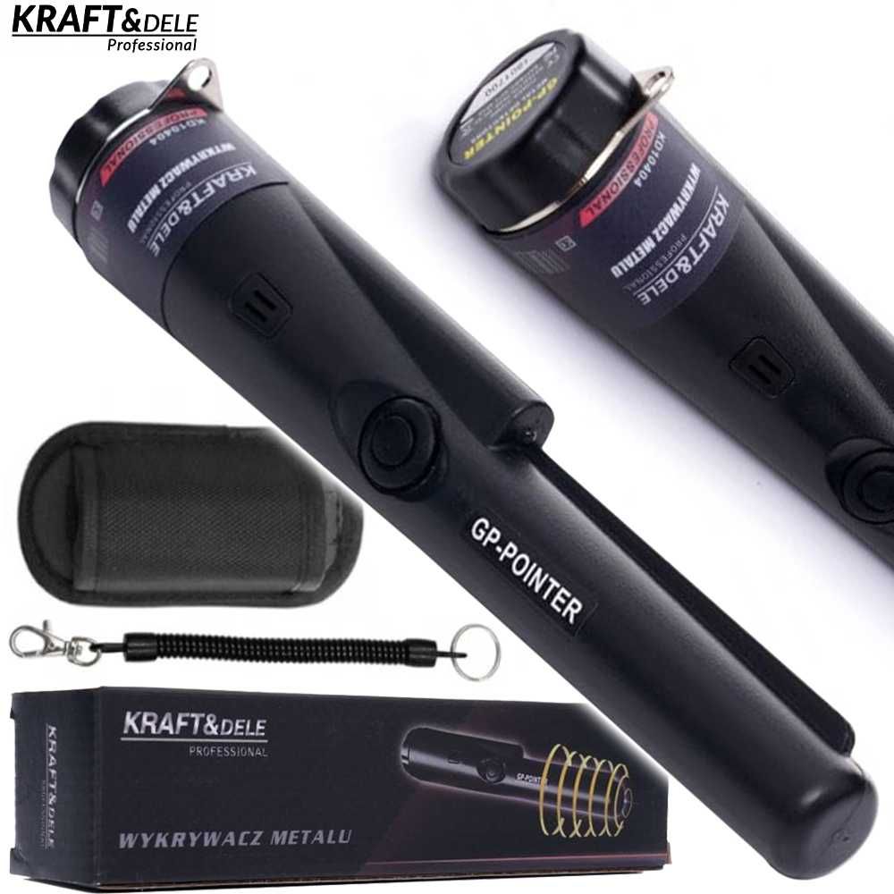 KRAFT&DELE Ręczny Wykrywacz Metali Gp-pointer Z Latarką Led