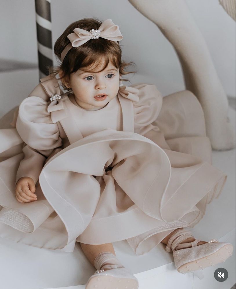 Сукня на рочок ,детское платье, плаття на рік Daniela kids фемілі лук