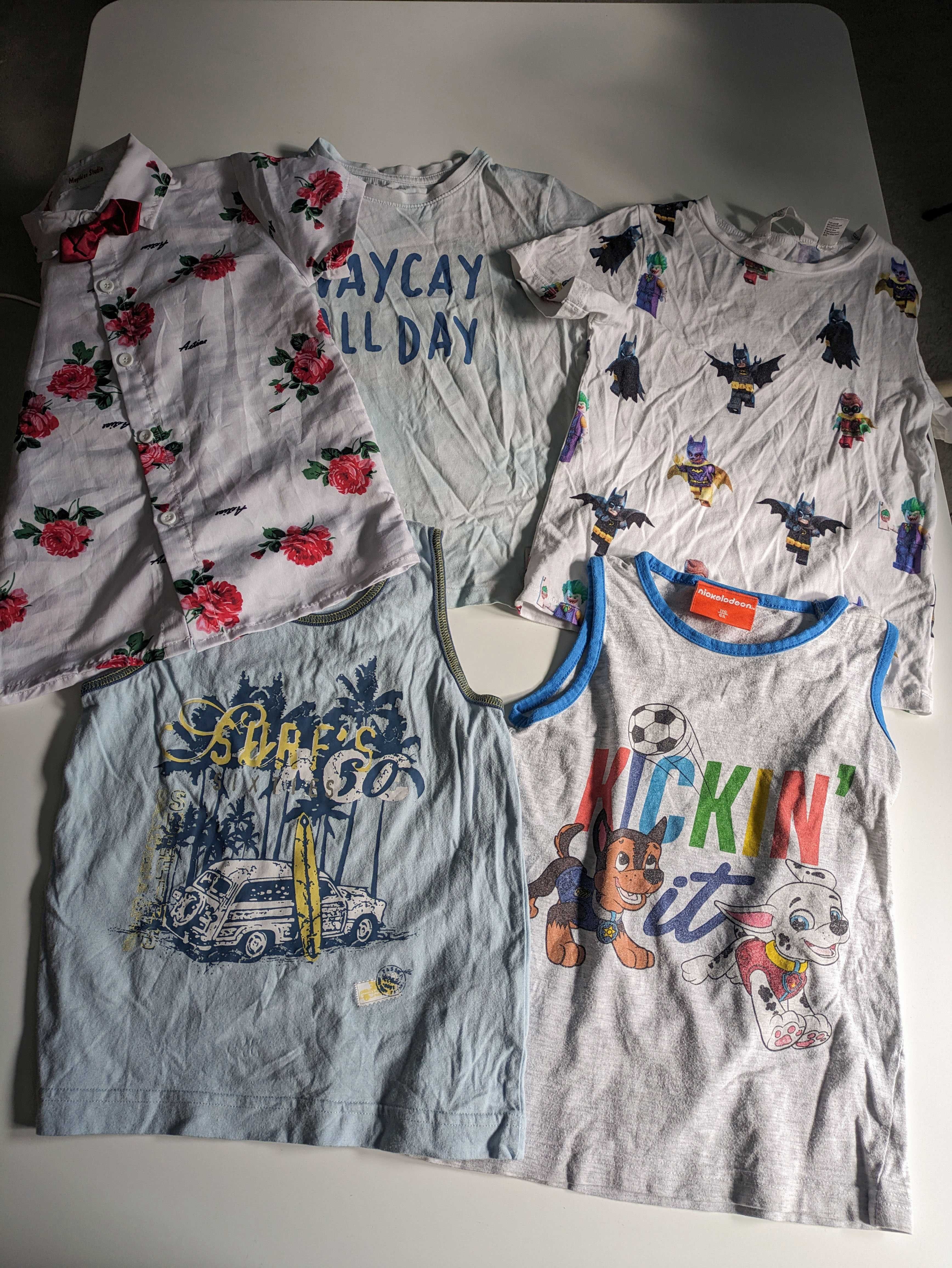 Lote Roupa Menino 20 Peças Zara H&M Petit Bateau 5-6 anos 116cm