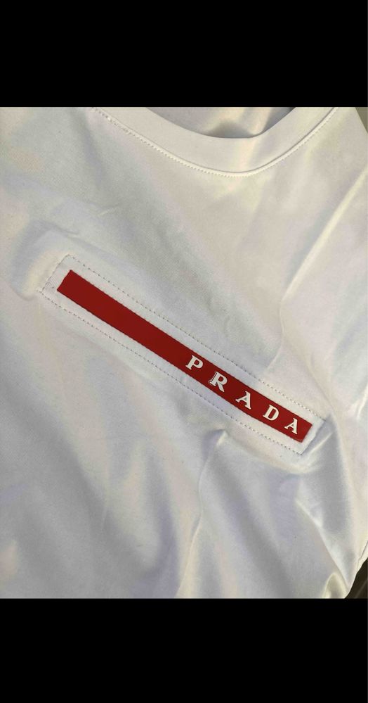 T-shirt Prada NOVO Branco e Preto