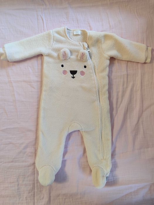 Теплий ромпер чоловічок комбінезон Next, 0-3 місяців 62 розмір