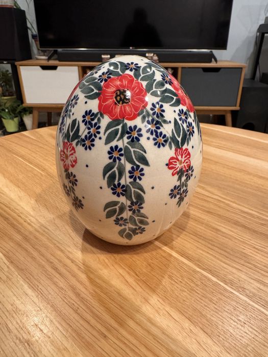 Jajo ozdobne Andy. Bolesławiec. Nowe.