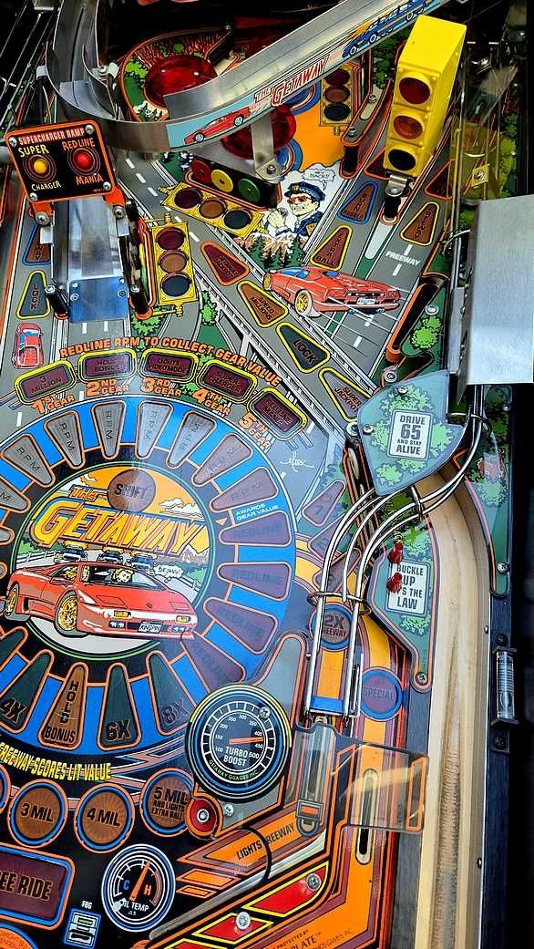 flipper ,fliper THE GETAWAY -High Speed 2 -Williams -Stan super