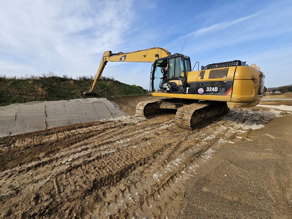 Usługi i wynajem koparka 25ton system 3d spycharka zamiatarka