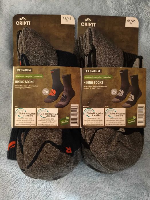 Чоловічі трекінгові шкарпетки, термоноски, CRIVIT,LIVERGY,PARKSIDE,CAT