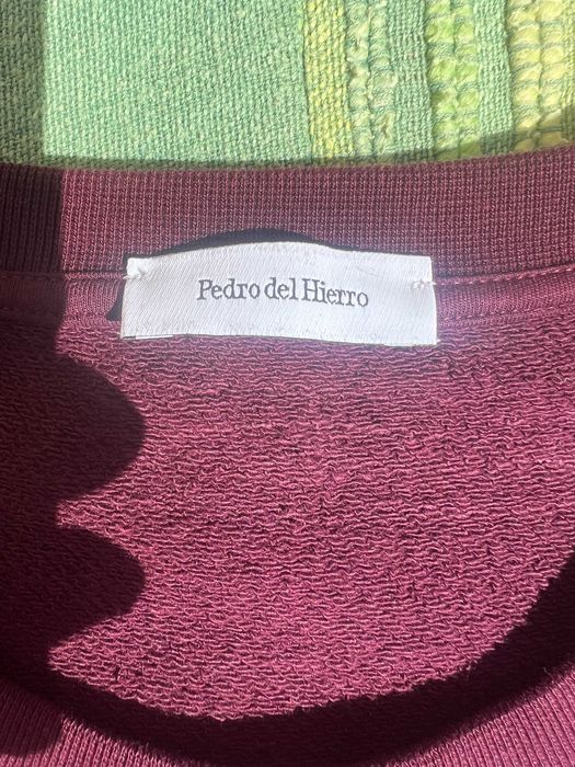 sweat Pedro del Hierro bordeaux vermelha M