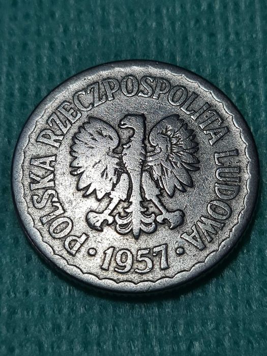 1zł 1957 rok ‐ ładna