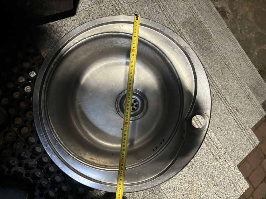 Zlewozmywak Stalowy Satyna 48cm