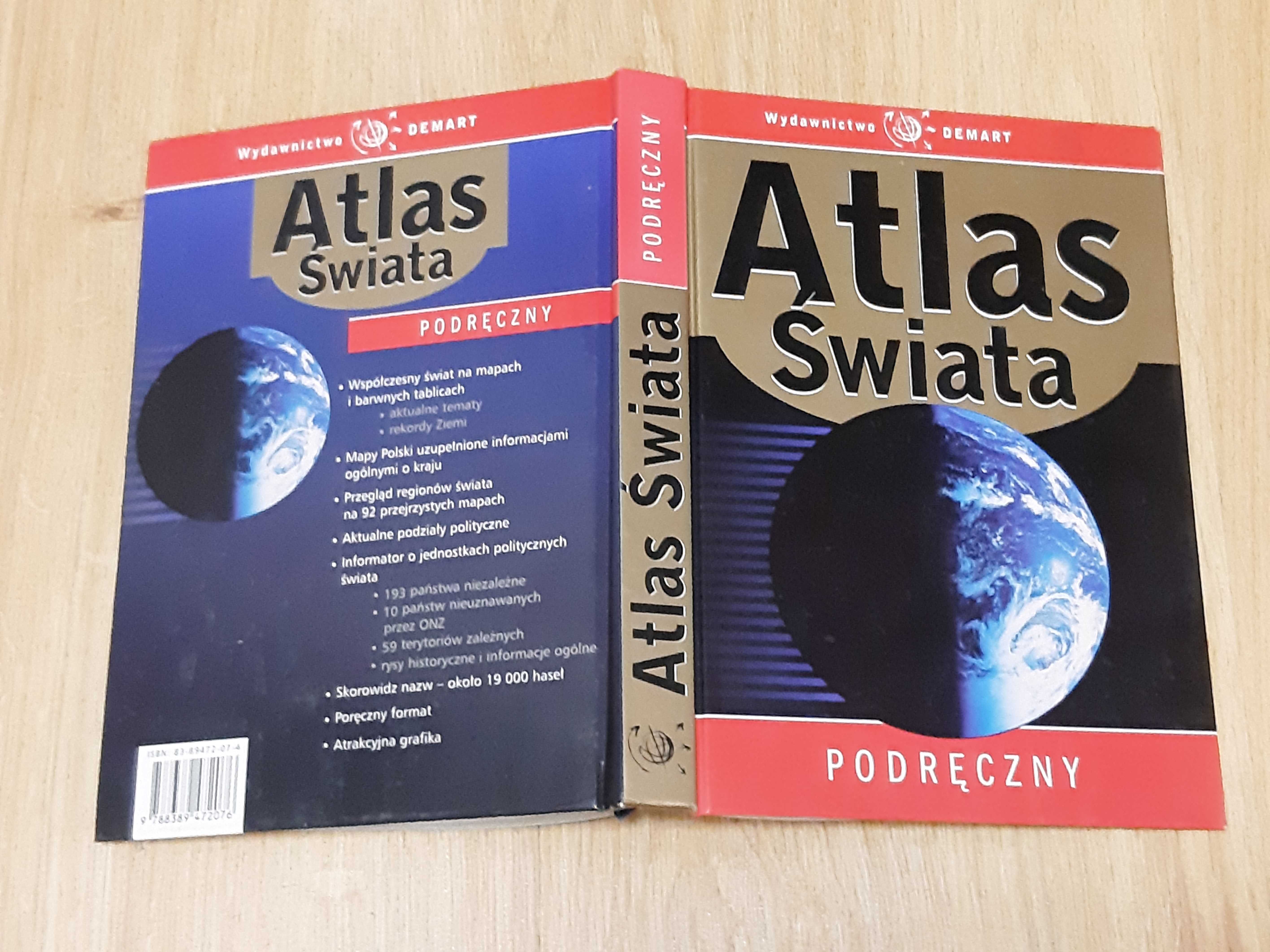 Podręczny Atlas Świata Wyd. DEMART