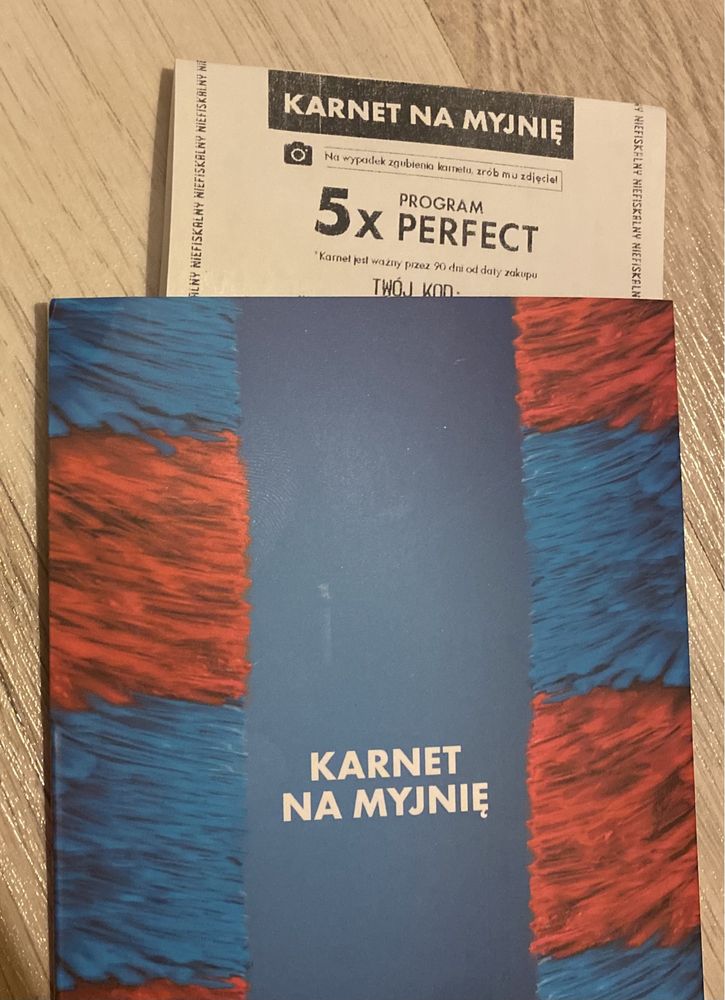 ORLEN 5x myjnia PERFECT Karnet na myjnie najwyzszy PERFEKT BP Premium