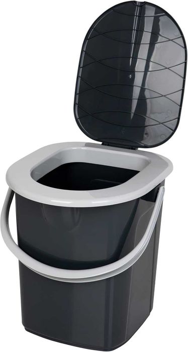 BranQ Toaleta Przenośna Turystyczna Kempingowa Wiadro WC 22L max 120kg