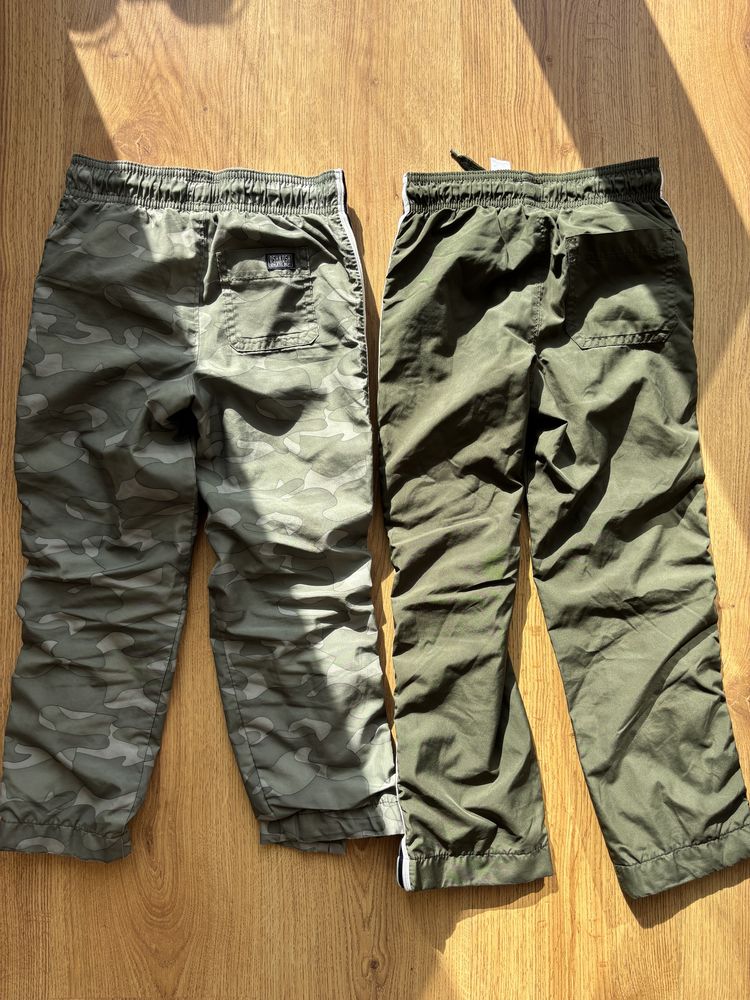 Osh kosh spodnie moro wojskowe khaki zielone sportowe dresy dres