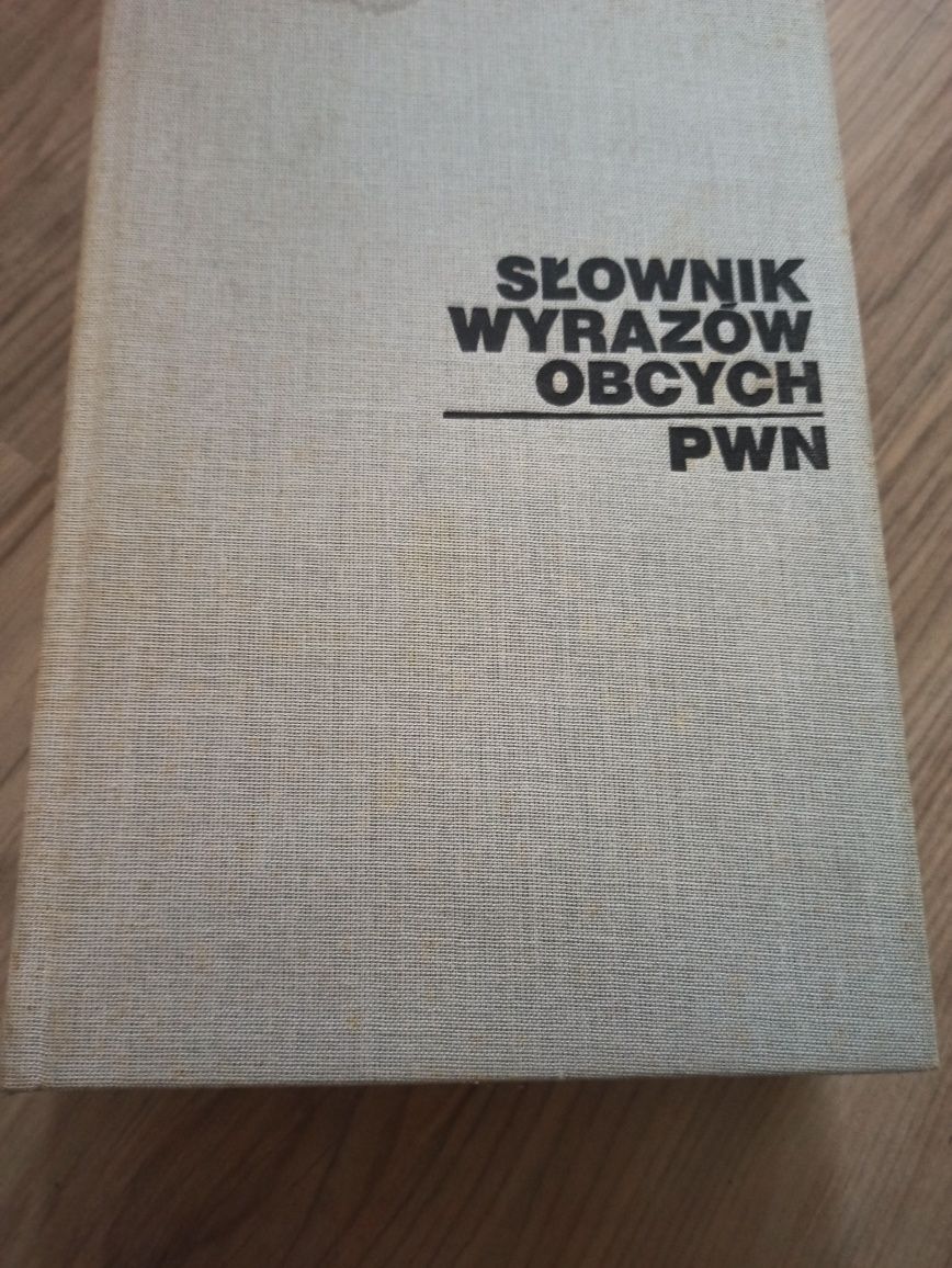 Słownik wyrazów obcych PWN 1980 rok
