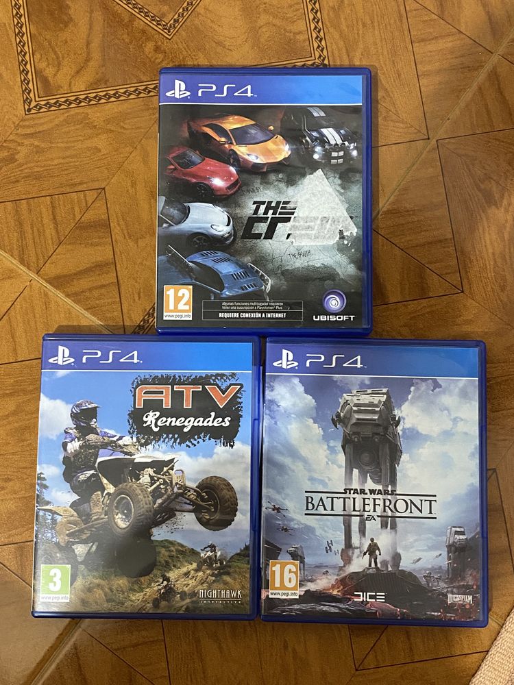 3 jogos de ps4 nuca forao usados!!!