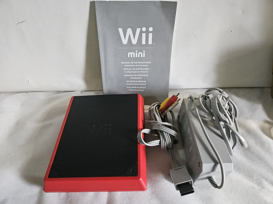 Wii mini com jogos