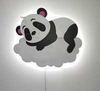 Дитячий світильник LED «Панда на хмаринці»
