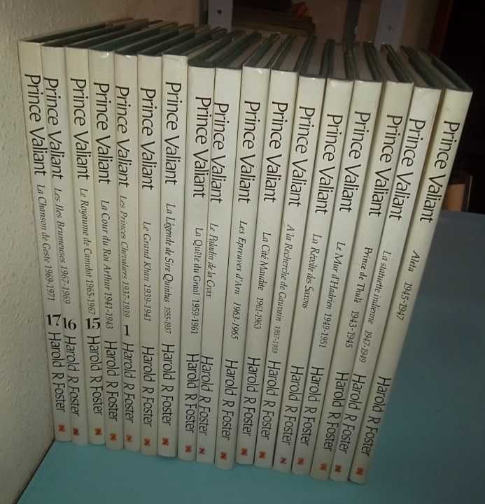 PRINCE VALIANT - Hal Foster - Completo 17 volumes Éditions Zenda