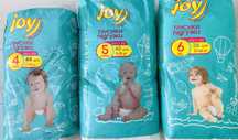 Комісія 0 грн. ! Памперси підгузки Трусики Joy 4 , 5 , 6